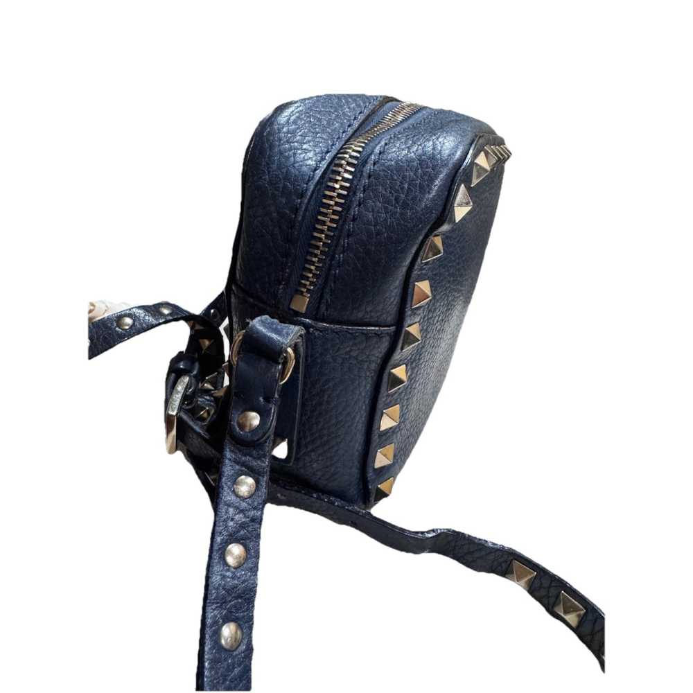 Valentino Rockstud Gold Hardware Crossbody Blue - Picture 3 of 16